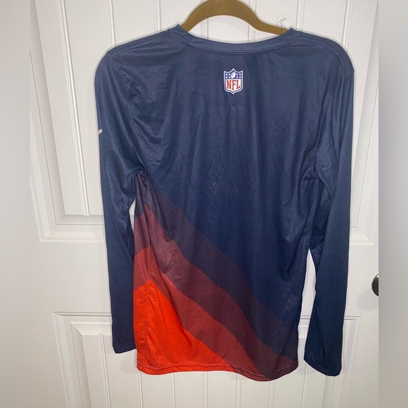 Nike New England Patriots Logo long sleeve Dri Fit tee - Picture 7 of 8